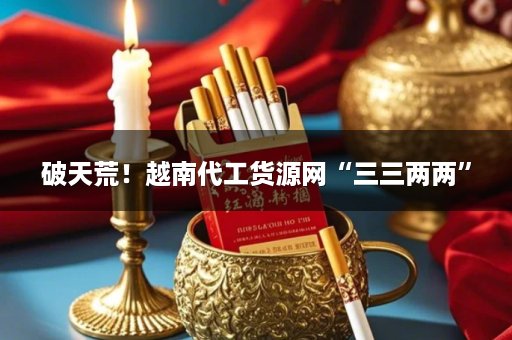 破天荒！越南代工货源网“三三两两”